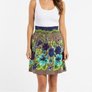 NWT Free People tropical floral skirt - size Small